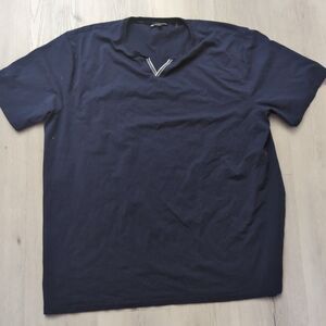 Buttercloth Lucid  ICY COTTON T Shirt Men's 3XL Navy Short Sleeve